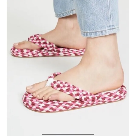 NEW ZIMMERMANN Cotton Braid Thongs/Slip-Ons EU 39 / AU 8 $295 NIB Shoes - Picture 4 of 4